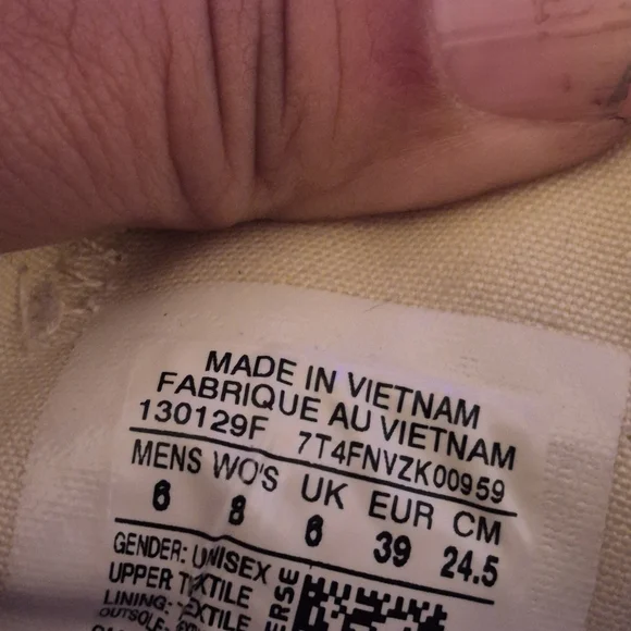 Converse All Star Yellow Canvas Sneakers - Picture 3 of 3